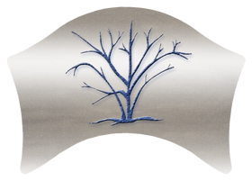 DABAN-580-SL-BL Birch Tree Silver-Blue